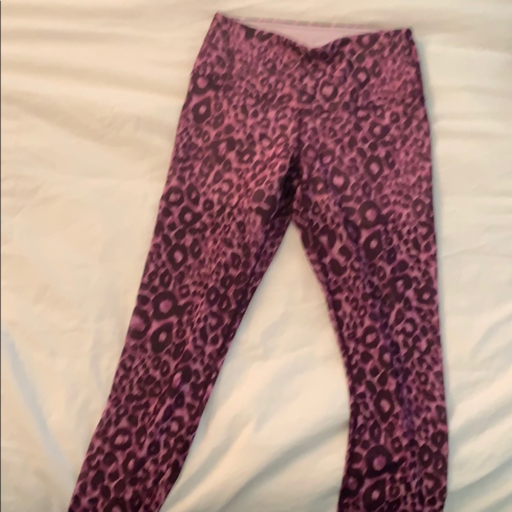 High-waisted semi mesh legging